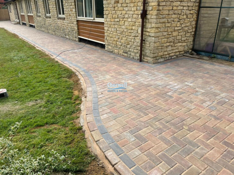 Block Paved Patio in Aynho