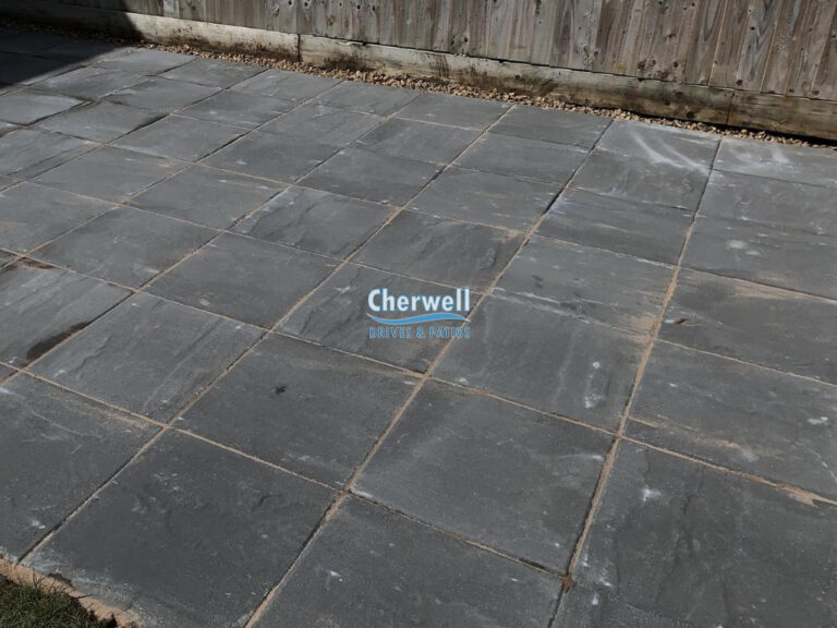Charcoal Slabbed Patio in Banbury