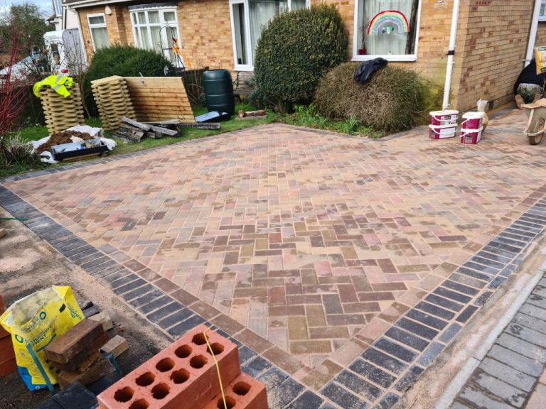 Driveway and Patio Project in West Haddon