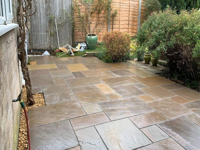 Indian Sandstone Patio in Bloxham