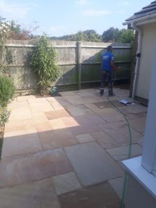 Indian Sandstone Patio in Hook Norton, Banbury