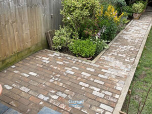 New Brick Footpath in King's Sutton