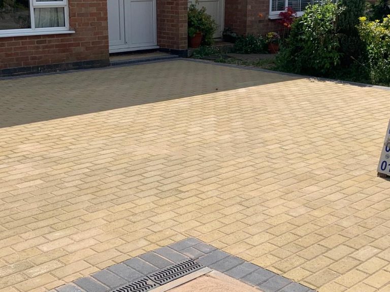 New Buff Block Paving Driveway in Banbury