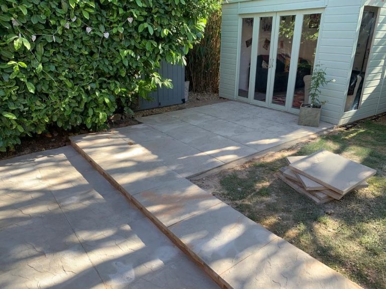 New Slabbed Patio in Hook Norton