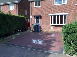 Red Tarmac Driveway in Banbury