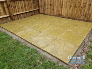 Riven Slabbed Patio in Wallingford
