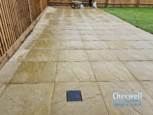 Riven Slabbed Patio in Wallingford