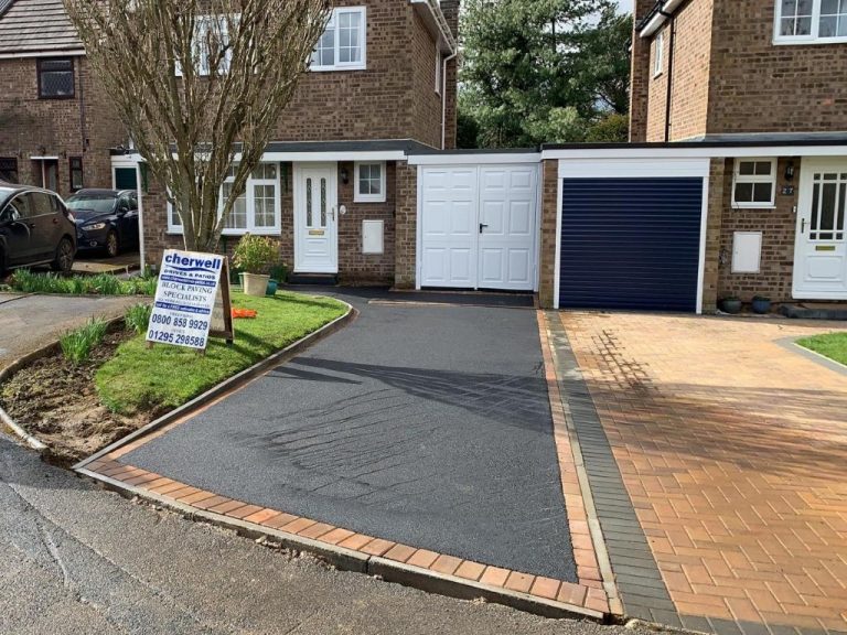 Tarmac Driveway with Brindle Paving Edge in Chacombe, Banbury